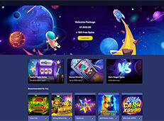 Galactic Wins Casino NZ review screenshot