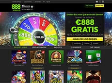 888 casino NZ review screenshot