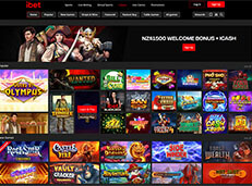 iBet casino NZ review screenshot