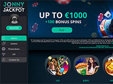 Jonny Jackpot Casino NZ review screenshot