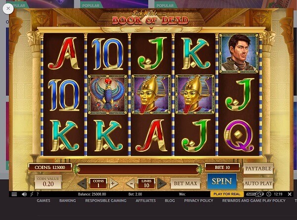 PlayOjo Casino screenshot