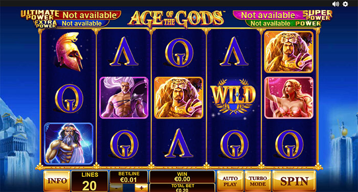 Playtech Age of the Gods slot