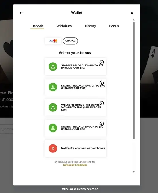 Select bonus