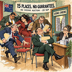 New Zealand's Casino Licence Auction Is Set for 29 September. What Will It Actually Tell Us?